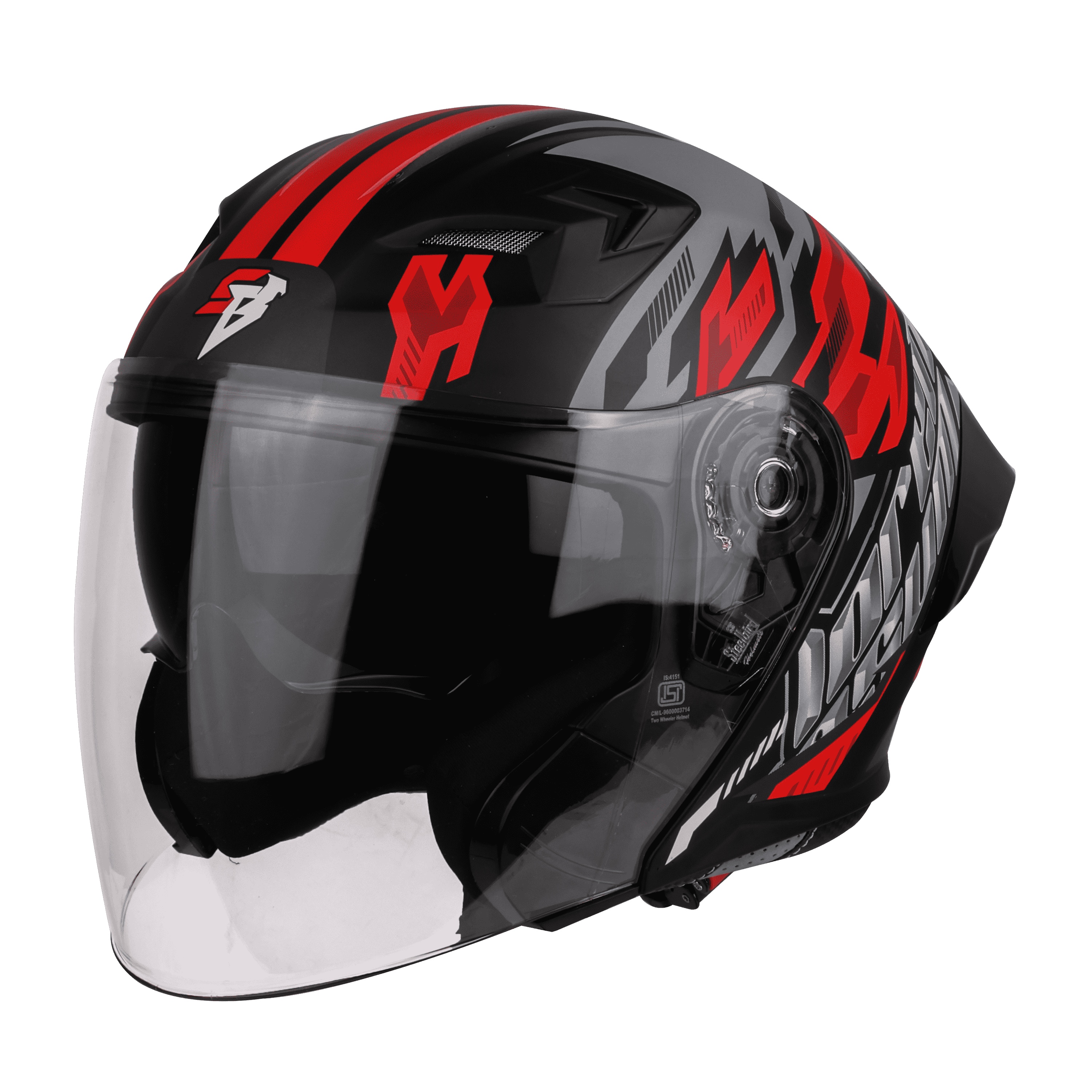 SBA-16 ISS LOREM GLOSSY BLACK WITH RED 